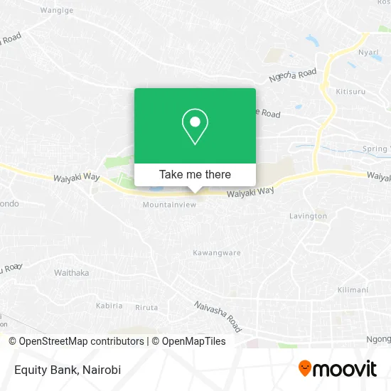 Equity Bank map