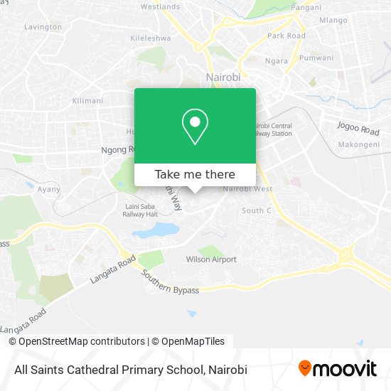 All Saints Cathedral Primary School map