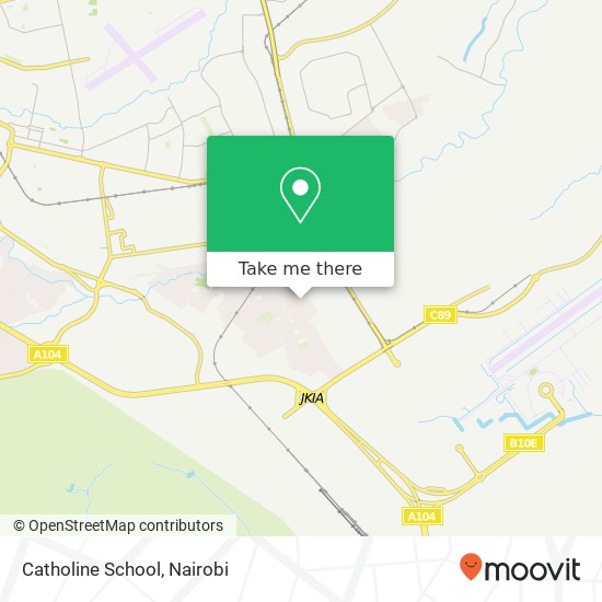 Catholine School map