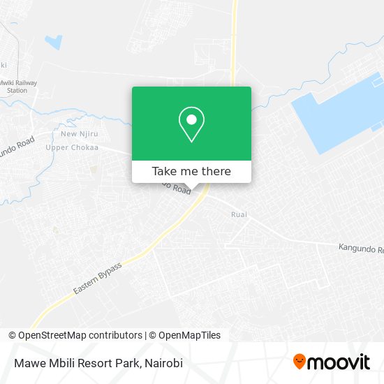 Mawe Mbili Resort Park map