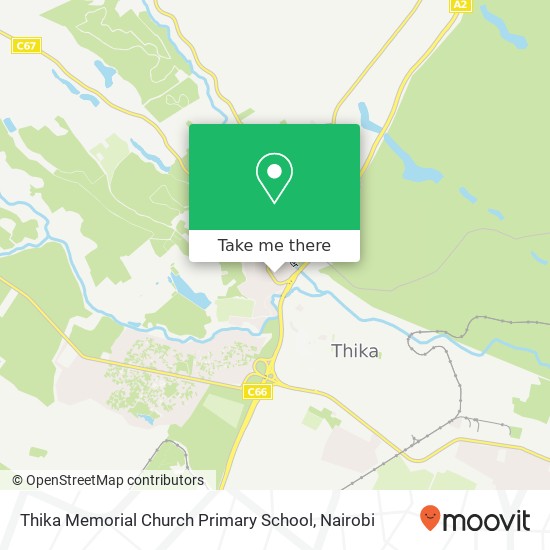 Thika Memorial Church Primary School map