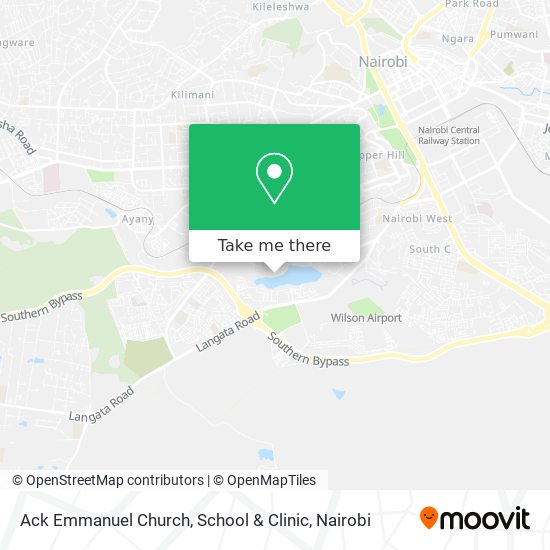 Ack Emmanuel Church, School & Clinic map