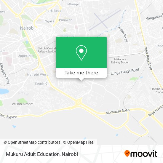 Mukuru Adult Education map