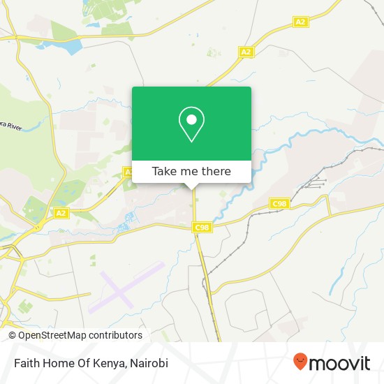 Faith Home Of Kenya map