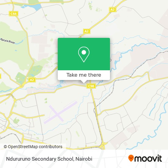 Ndururuno Secondary School map