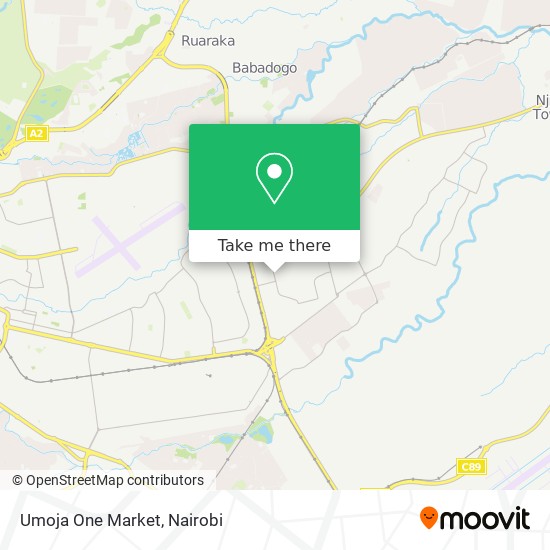 Umoja One Market map