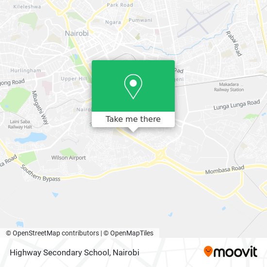 Highway Secondary School map