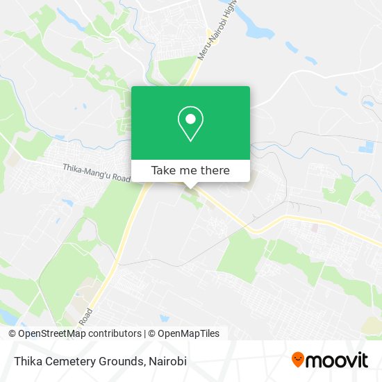 Thika Cemetery Grounds map