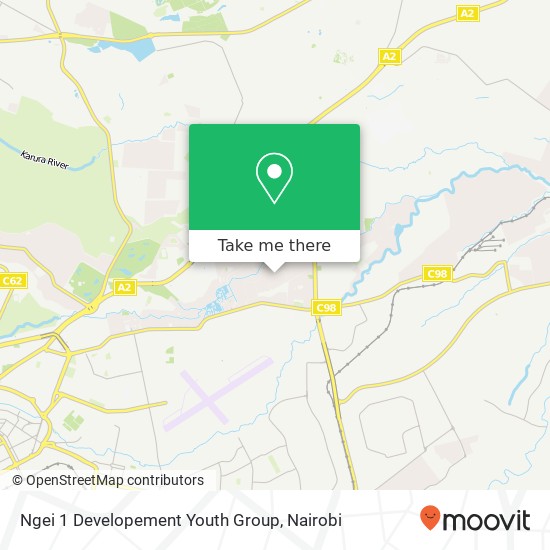 Ngei 1 Developement Youth Group map