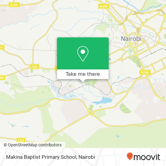 Makina Baptist Primary School map