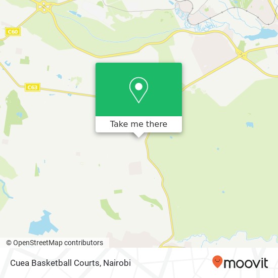 Cuea Basketball Courts map