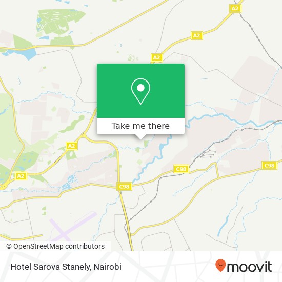 Hotel Sarova Stanely map