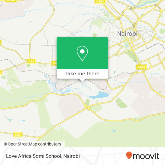 Love Africa Somi School map
