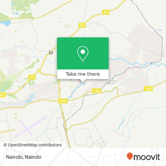Nairobi map