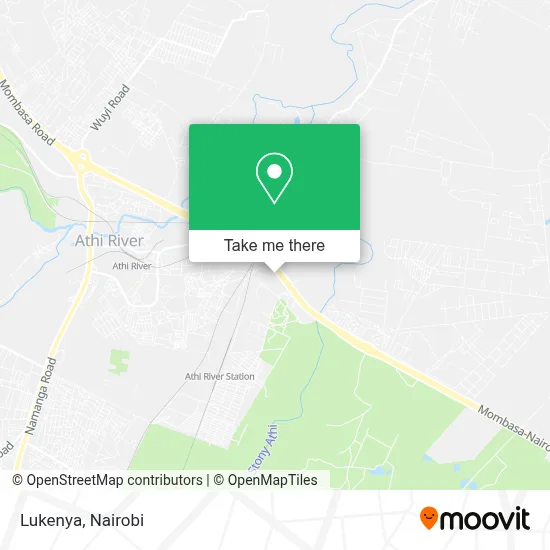 Lukenya map