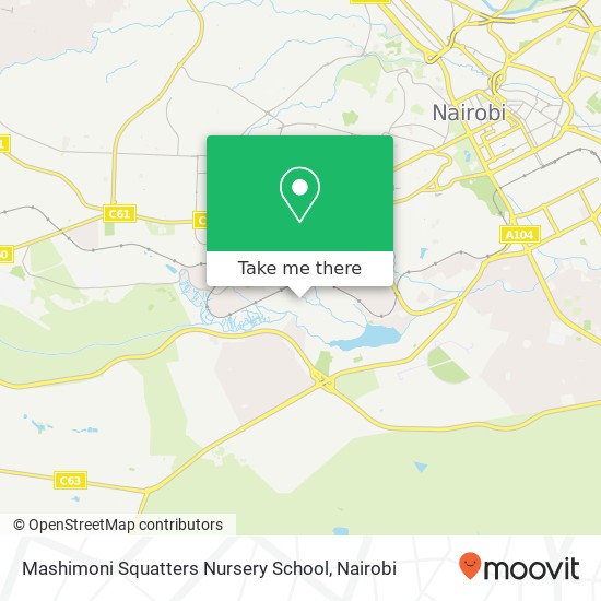 Mashimoni Squatters Nursery School map