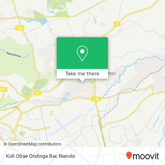 Kidi Obae Ondinge Bar map