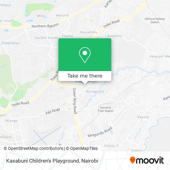 Kasabuni Children's Playground map