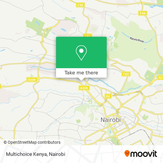 Multichoice Kenya map