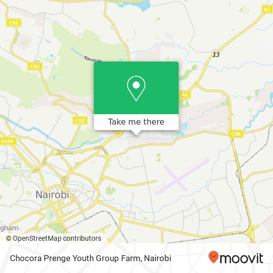 Chocora Prenge Youth Group Farm map