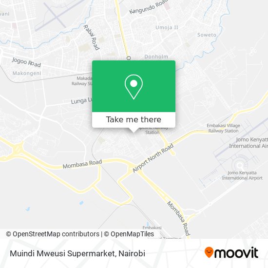 Muindi Mweusi Supermarket map