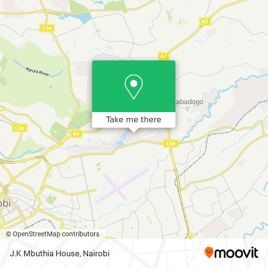 J.K Mbuthia House map