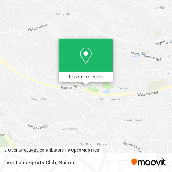 Vet Labs Sports Club map