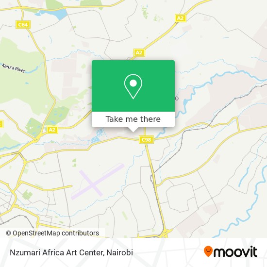 Nzumari Africa Art Center map