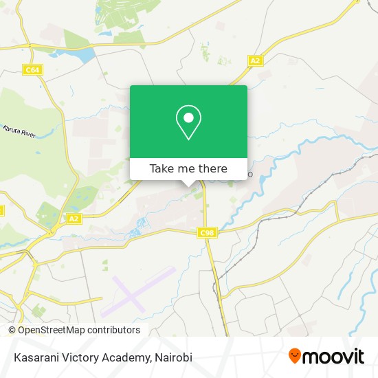 Kasarani Victory Academy map