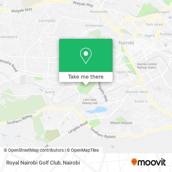 Royal Nairobi Golf Club map