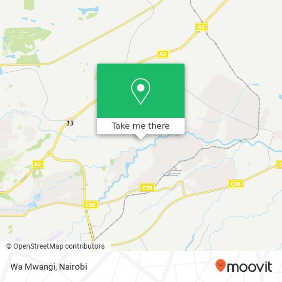 Wa Mwangi map