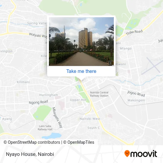 Nyayo House map