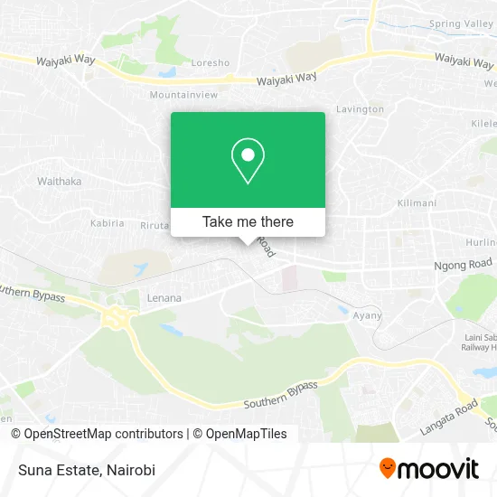 Suna Estate map