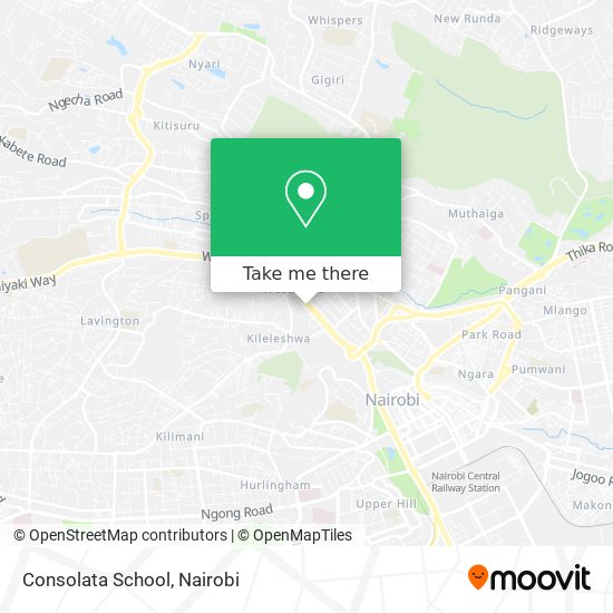 Consolata School map