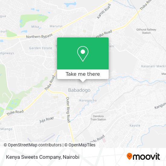 Kenya Sweets Company map