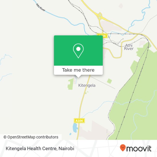 Kitengela Health Centre map