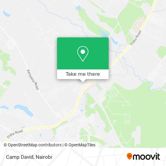 Camp David map