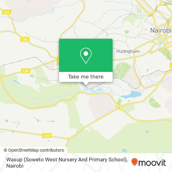 Wasup (Soweto West Nursery And Primary School) map