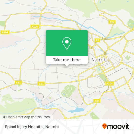 Spinal Injury Hospital map