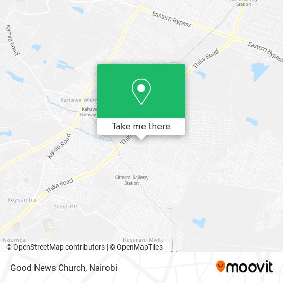 Good News Church map