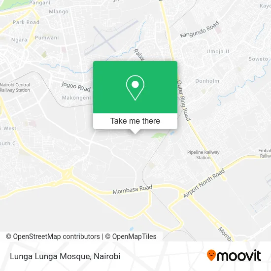 Lunga Lunga Mosque map