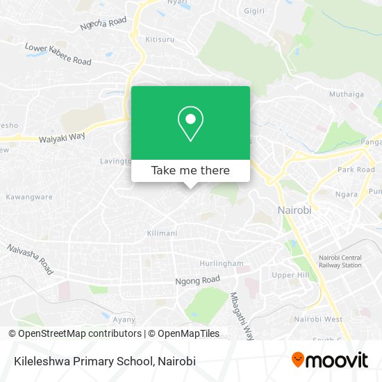 Kileleshwa Primary School map