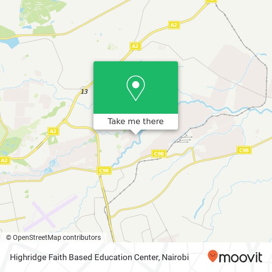 Highridge Faith Based Education Center map