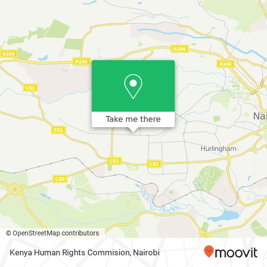 Kenya Human Rights Commision map