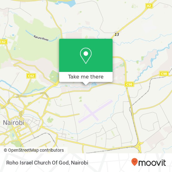 Roho Israel Church Of God map