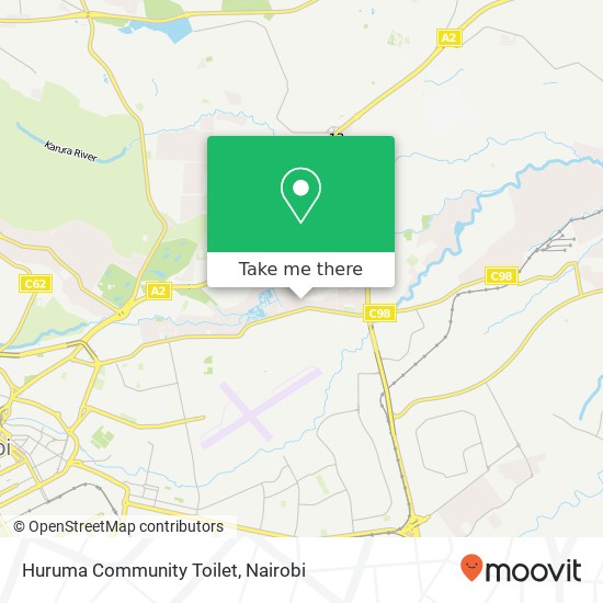 Huruma Community Toilet map