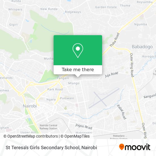 St Teresa's Girls Secondary School map