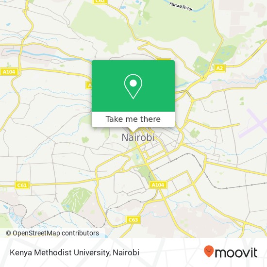Kenya Methodist University map