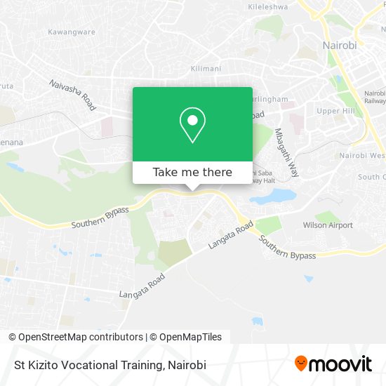 St Kizito Vocational Training map