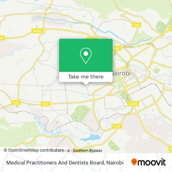 Medical Practitioners And Dentists Board map